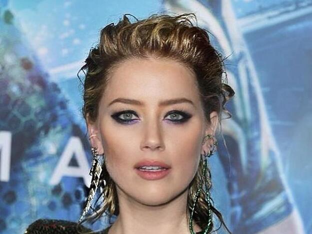 Amber Heard durante el estreno de la película 'Aquaman'.