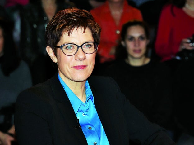 La política alemana Annegret Kramp-Karrenbauer./getty