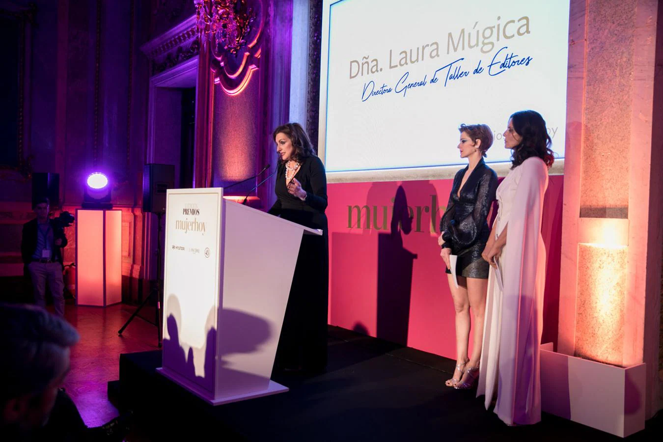 Laura Múgica, Directora General de Taller de Editores, en la X edición de los Premios Mujerhoy.