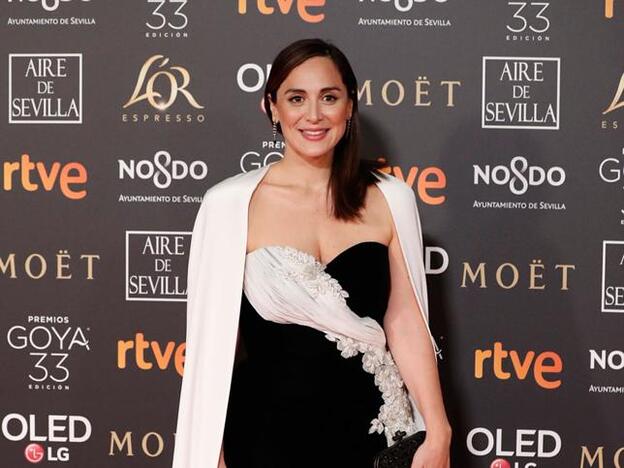 Tamara Falcó, en la alfombra roja de los Premios Goya 2019. Pincha sobre la foto para ver todos los looks de la alfombra roja./gtres.