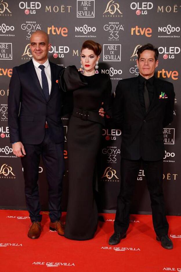 Jorge Sanz reaparece en los Premios Goya tras la muerte de la madre de su hijo