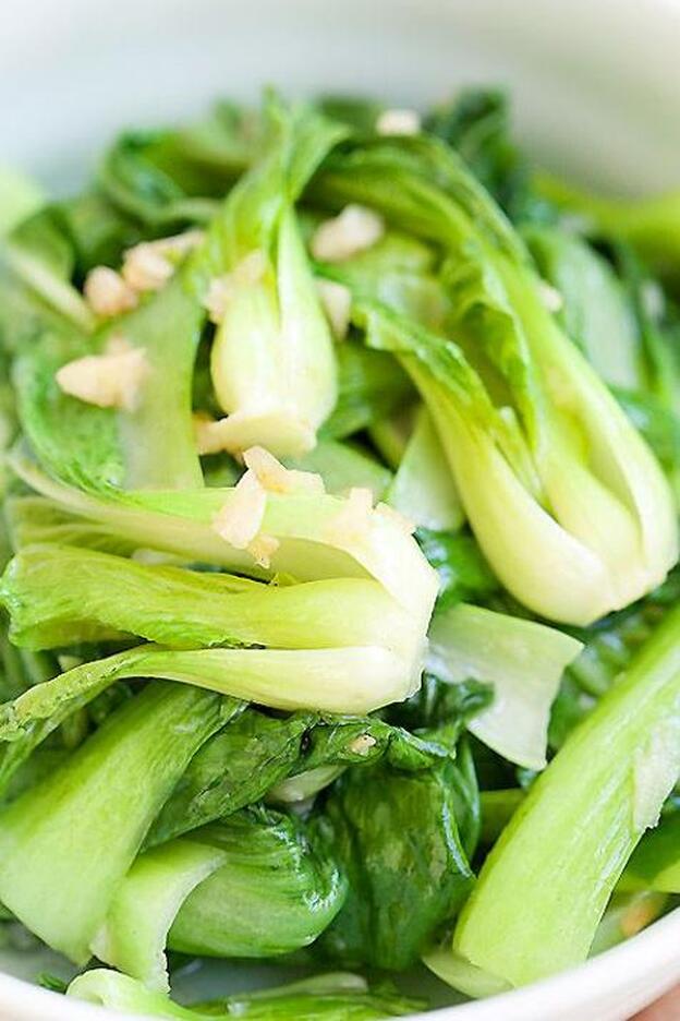 Receta perfecta para el catarro: bok choy