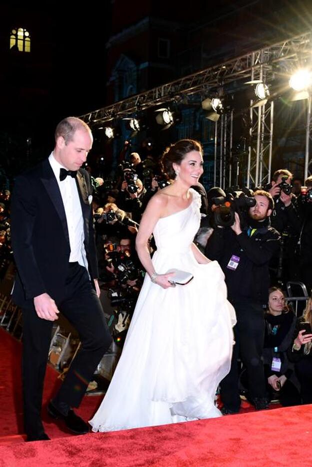 Kate Middleton y su 'vestido de novia' de Alexander McQueen en los BAFTA 2019