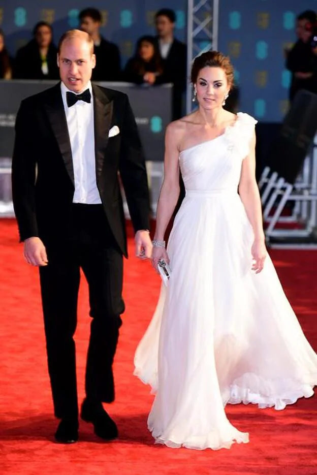 Kate Middleton y su 'vestido de novia' de Alexander McQueen en los BAFTA  2019 | Mujer Hoy