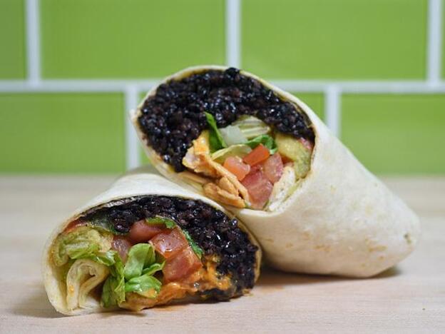 Wrap de vegetales y arroz nerone