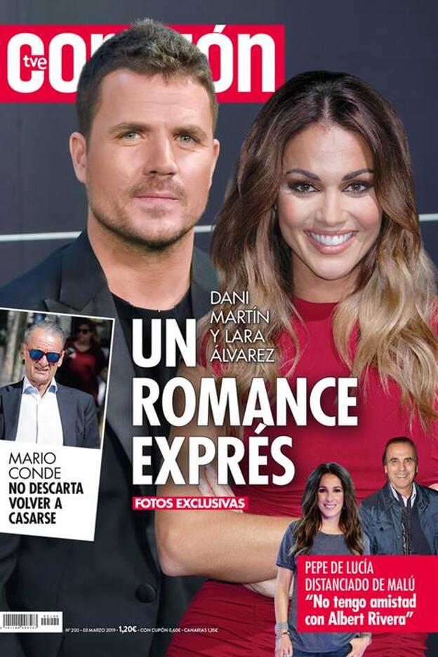 El romance fugaz entre Lara Álvarez y Dani Martín, portada de 'Corazón'