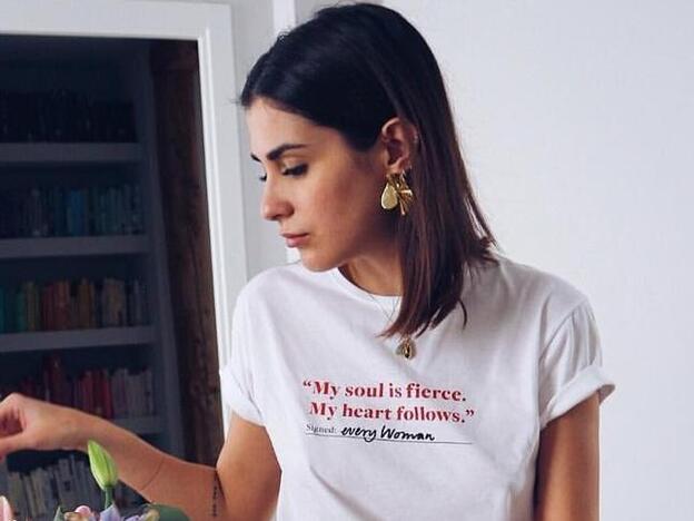 Mery Turiel lleva la camiseta con mensaje feminista que vas a querer