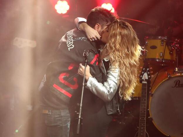 Las miradas cómplices de Pablo López y Miriam Rodríguez en 'La Voz' se convierten en viral