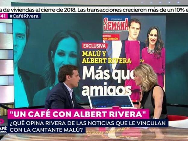 Albert Rivera sobre Malú: "Yo respeto la intimidad de todos los españoles"