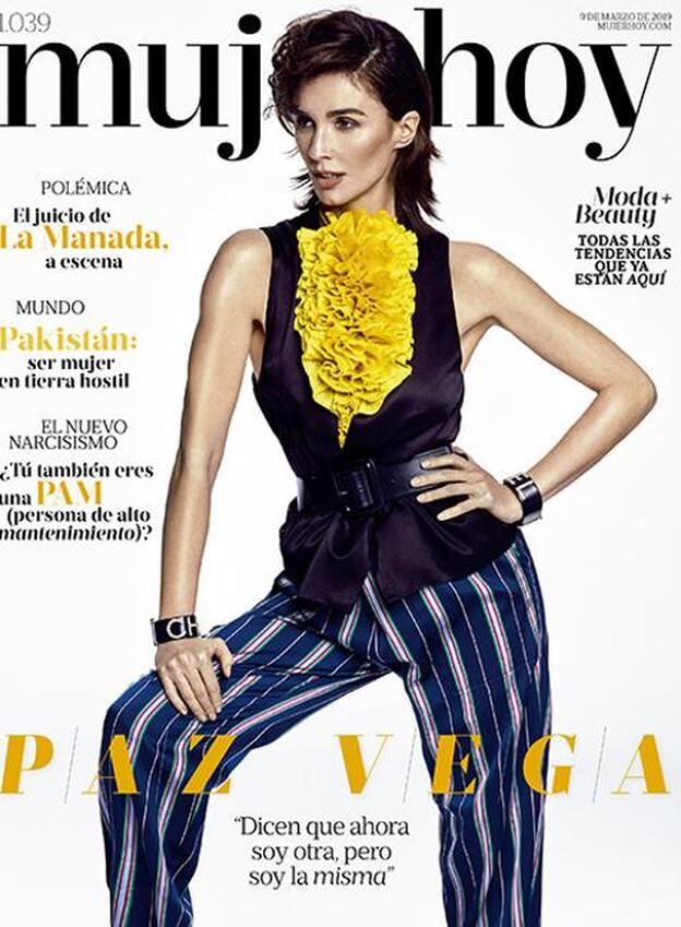 Paz Vega deslumbra en la portada de Mujerhoy
