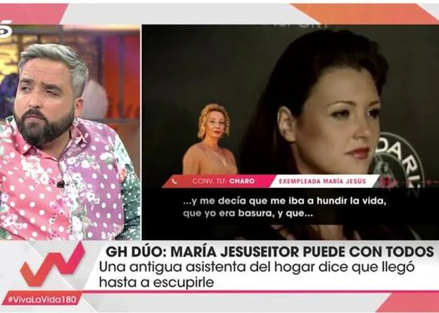 La exempleada del hogar de María Jesús Ruiz destapa las humillaciones a las que la sometía la ex Miss España.