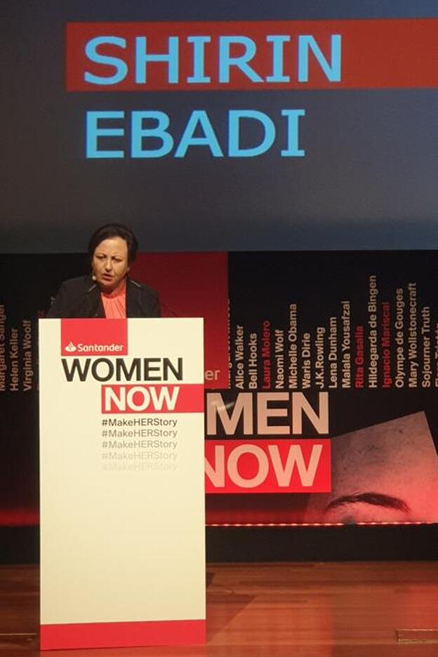 Shirin Ebadi, en el Santander WomenNow./irene rivas