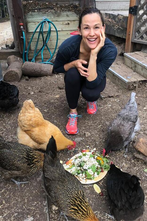 Jennifer Garner, granjera último modelo