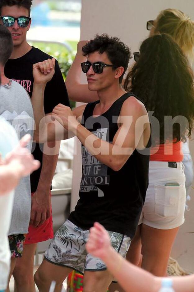 Marc Márquez, de fiesta en Miami sin Lucía Rivera