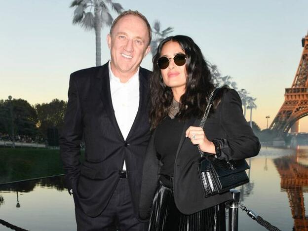 La donación del marido de Salma Hayek para salvar Notre Dame