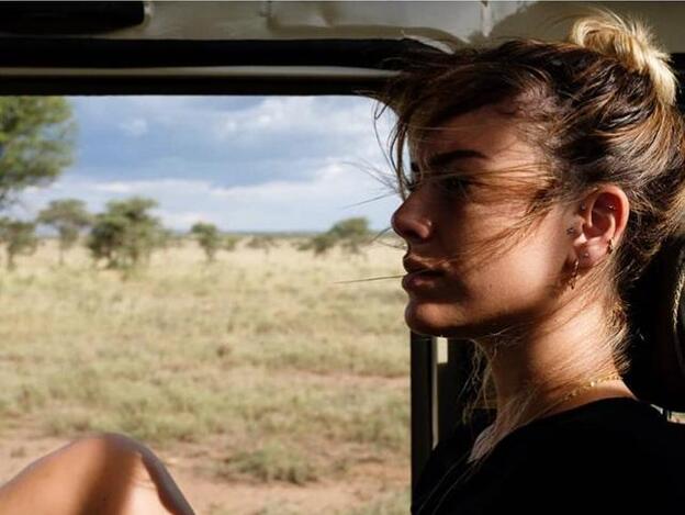 Blanca Suárez durante su viaje a Tanzania./INSTAGRAM.