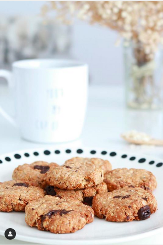 Galletas de avena y chocolate