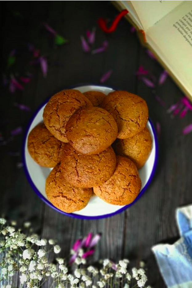 Galletas de manzana, coco y canela