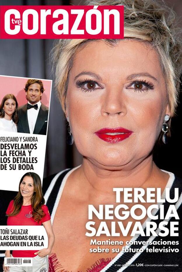 Terelu Campos se marcha de 'Sálvame', pero no de Telecinco, portada de 'Corazón'