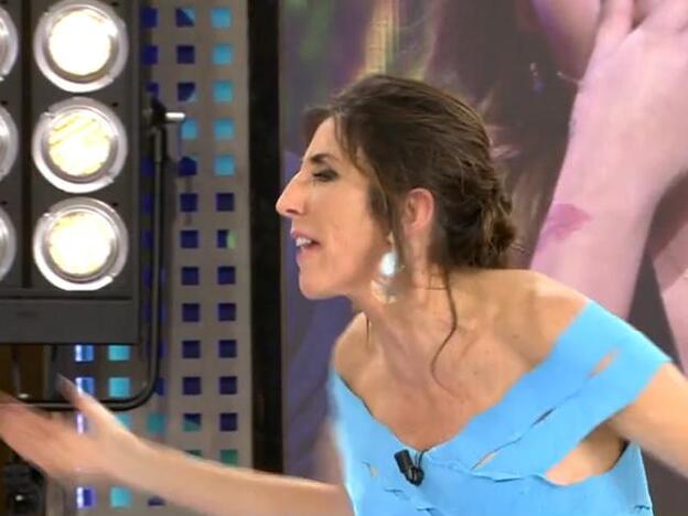 Paz Padilla, muy enfadada, abandona el plató de 'Sálvame' a gritos