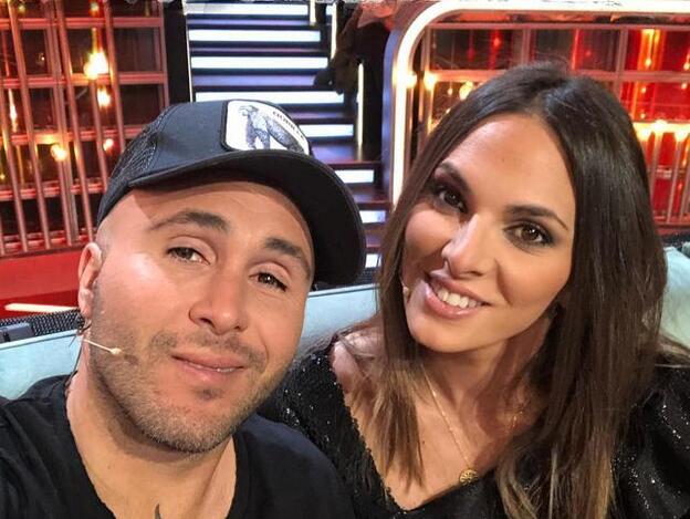 Kiko Rivera e Irene Rosales en el plató de 'GH Dúo'./instagram.