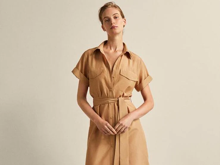 construir Pantalones Agrícola Fotos: 22 vestidos camiseros para llevar en verano a la oficina | Mujer Hoy