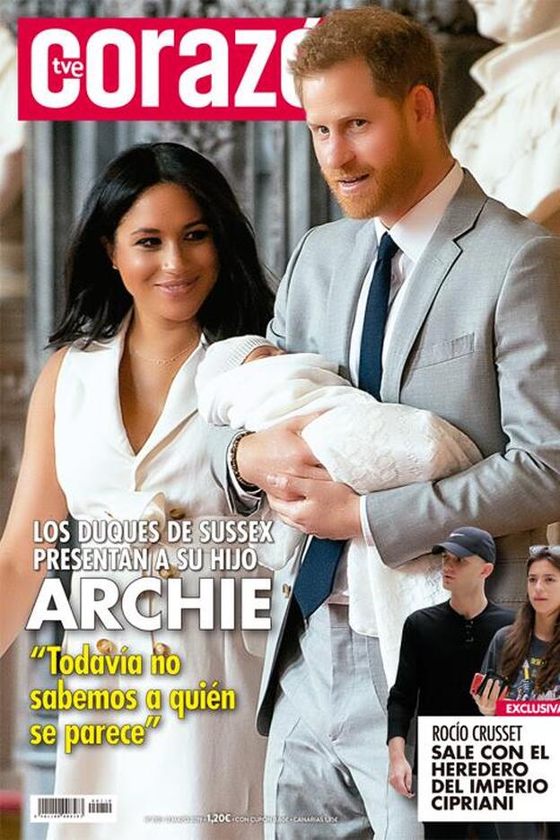 La presentación a la prensa del hijo de Meghan Markle y el príncipe Harry, portada de 'Corazón'