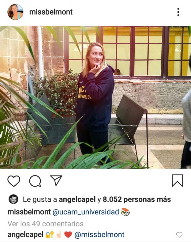 Comentarios de Angel Capel a Mireia Belmonte.