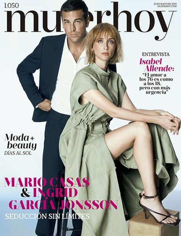 Mario Casas e Ingrid García-Jonsson, protagonistas de la portada Mujerhoy