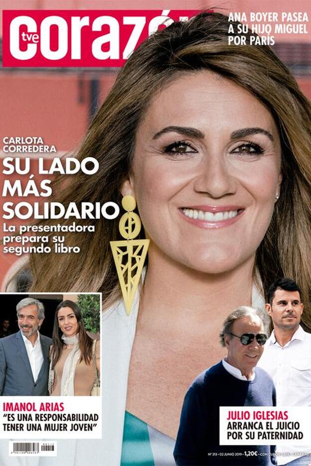 El lado solidario de Carlota Corredera, portada de la revista 'Corazón'
