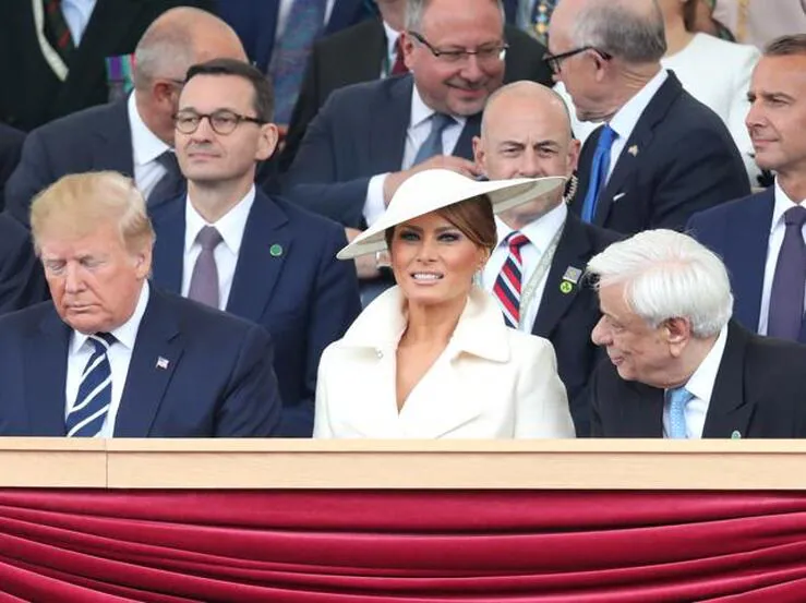 Las fotos virales de la visita de Trump a Inglaterra: de los cambios de look de Melania Trump y Kate Middleton, al meme de la Reina Isabel II