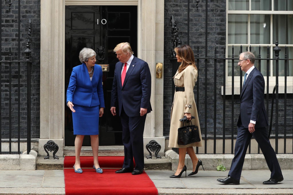 El 'brit style', según Melania Trump