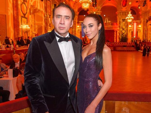 Nicolas Cage y Erika Koike en Viena./gtres.