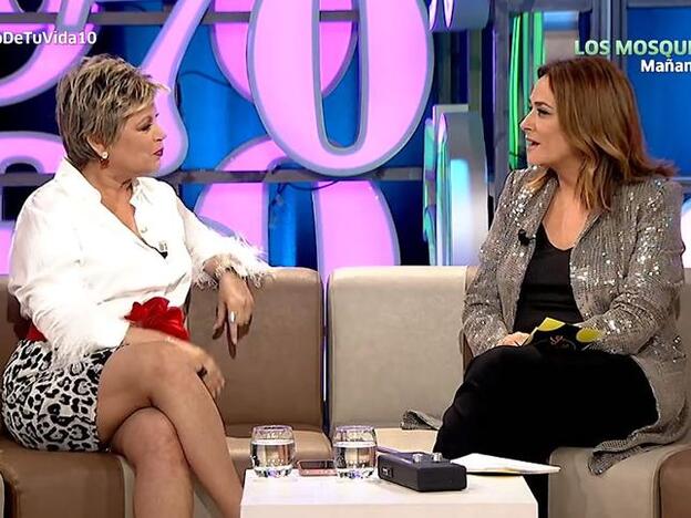 Toñi Moreno le pregunta a Terelu Campos quién la bloqueó en el móvil de su madre, María Teresa Campos, de manera directa./canal sur.