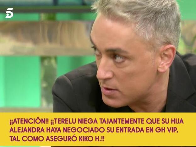 Kiko Hernández acusa a Terelu Campos de mentir
