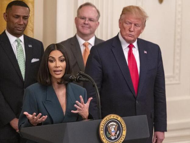 El inesperado look de Kim Kardashian para ir a la Casa Blanca