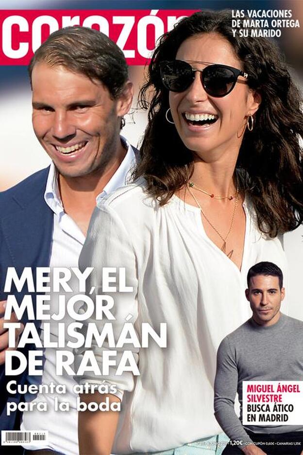 El gran año de Rafa Nadal y Xisca Perelló, portada de 'Corazón'
