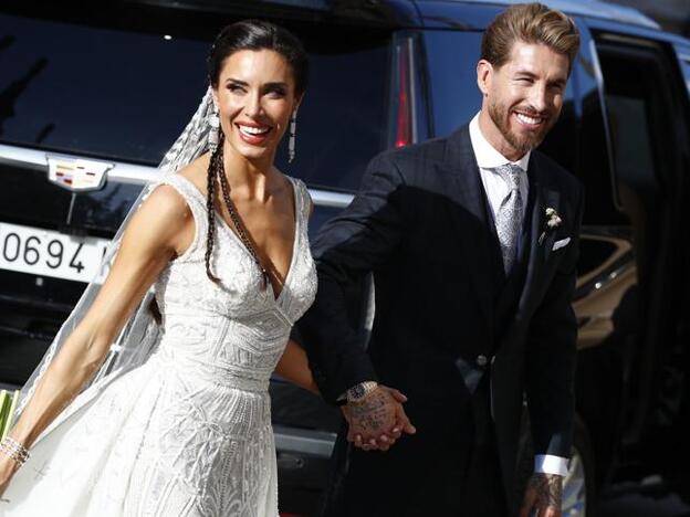 Pilar Rubio y Sergio Ramos ya son marido y mujer (y hay foto del beso)