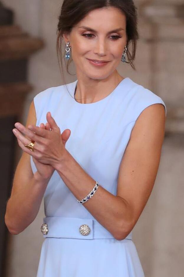 La Reina Letizia ha encontrado el color que más le favorece