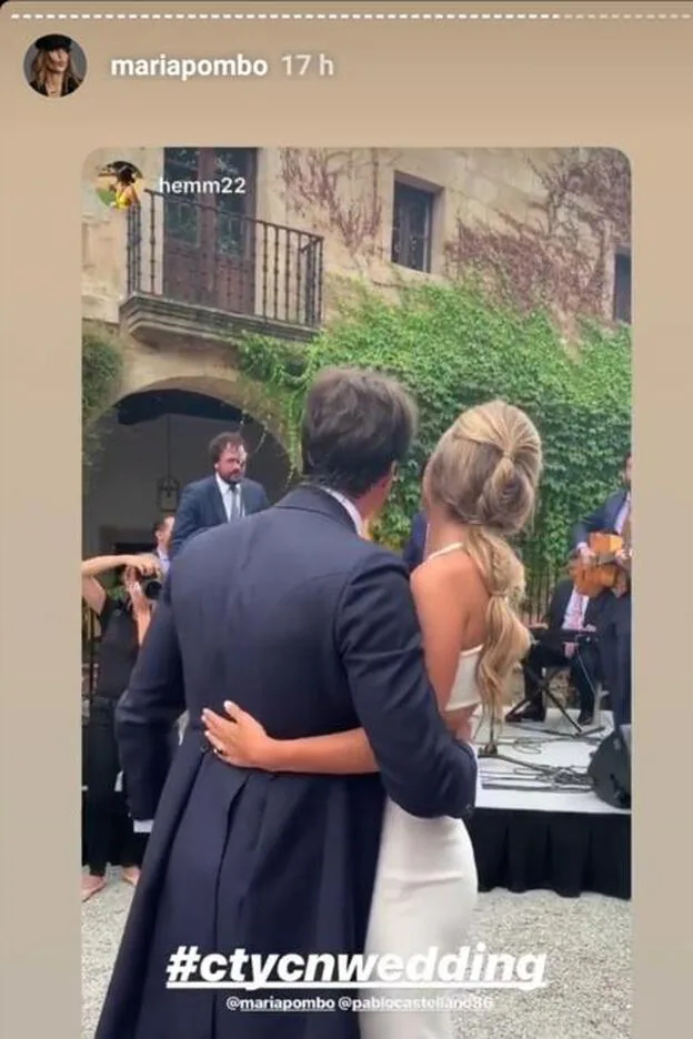 El arriesgado look de invitada de María Pombo en la boda de Lucía Bárcena