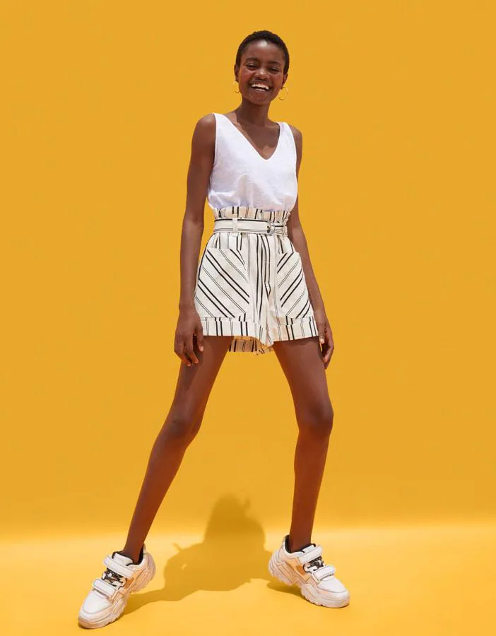Amargura Cadena luz de sol Fotos: Estos son los looks con shorts más top de Bershka | Mujer Hoy