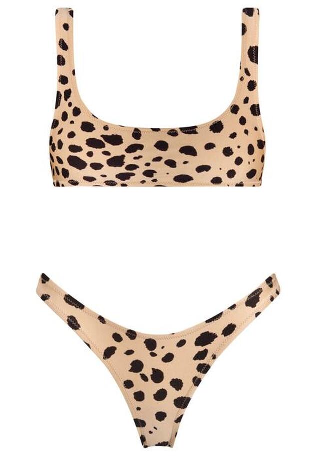 Bikini con estampado de guepardo, unos 78 euros.