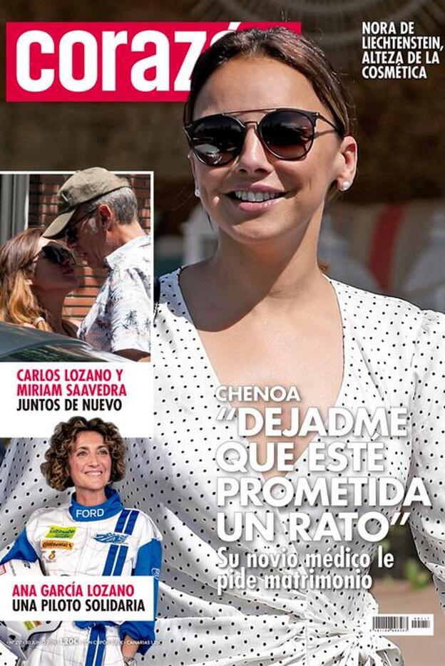 El compromiso de boda de Chenoa, portada de 'Corazón'