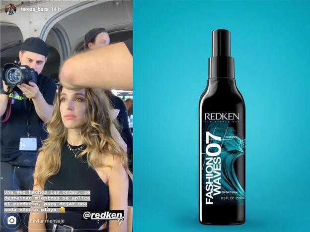 Para conseguir ese efecto ondas surferas perfectas no falta el spray Fashion Waves 07 de Redken, 14,45 euros.