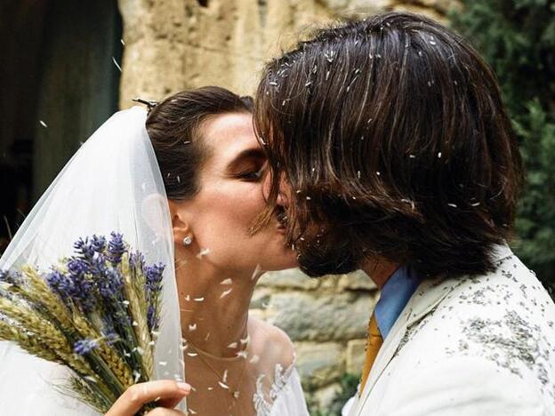 El vestido de novia de Carlota Casiraghi en su boda religiosa