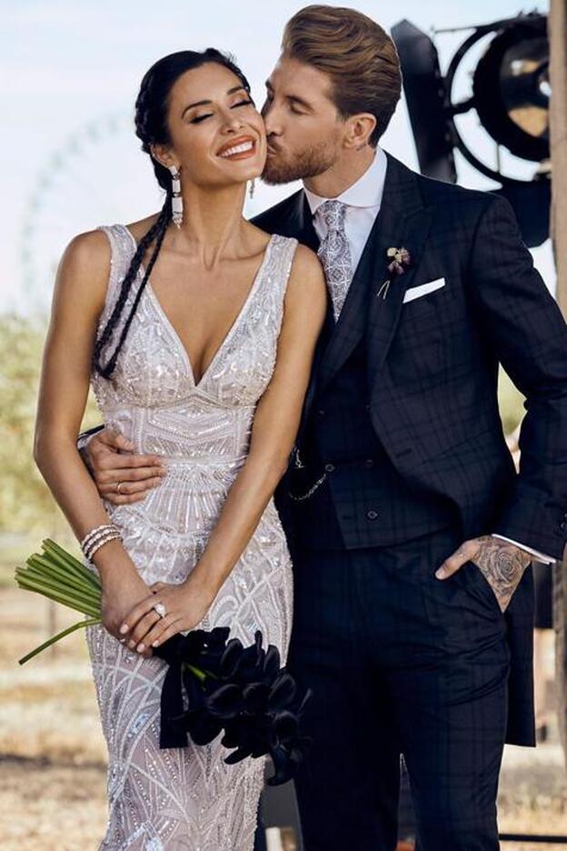 La foto del segundo vestido de novia de Pilar Rubio