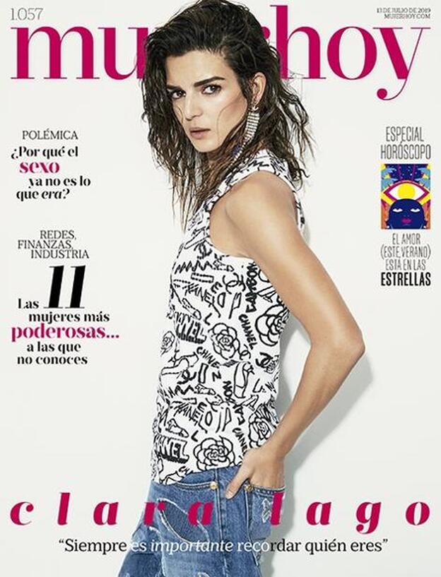 Clara Lago, explosiva en la portada de Mujerhoy