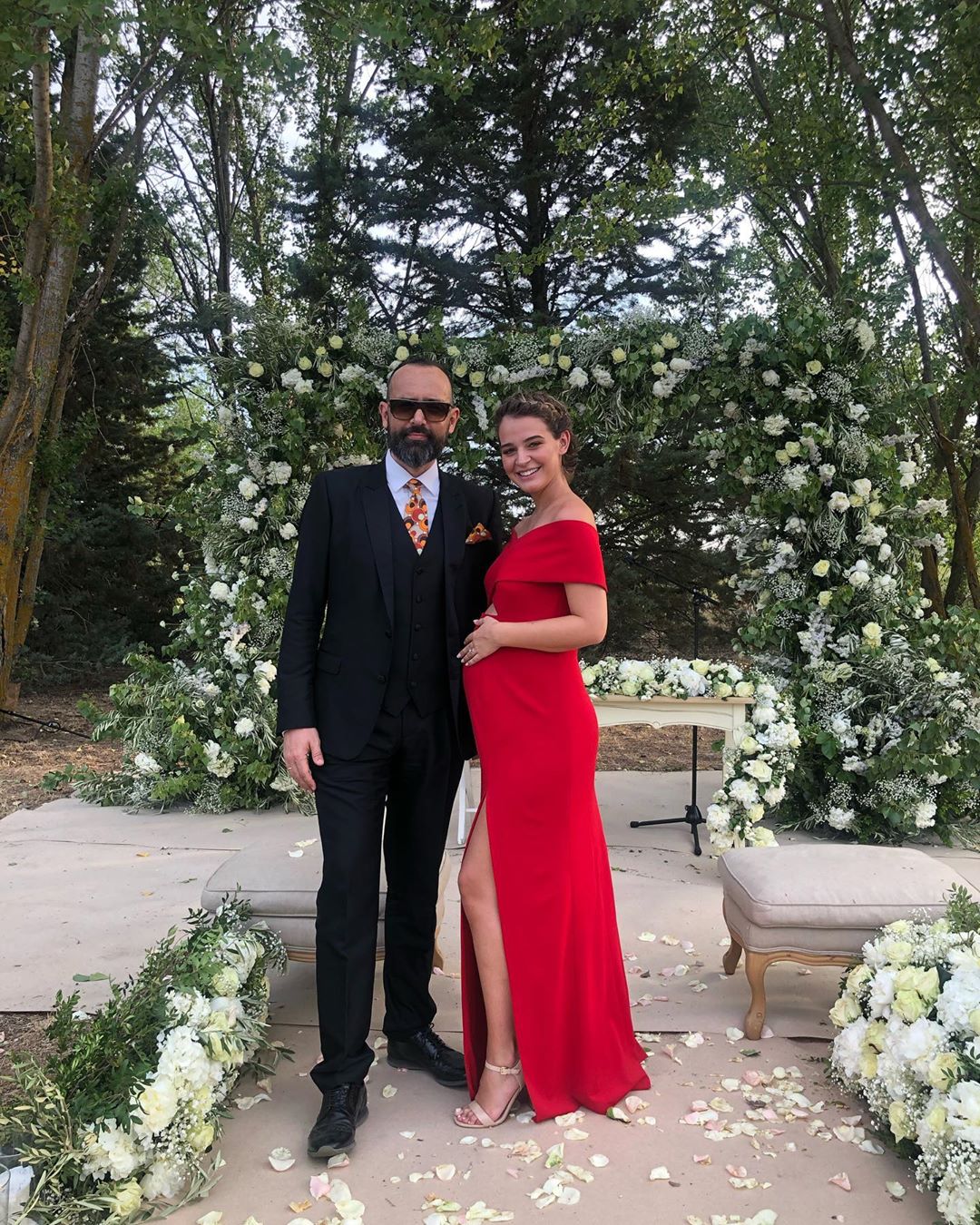 Vestidos de invitada: las influencers más especiales en la boda de Alexandra Pereira