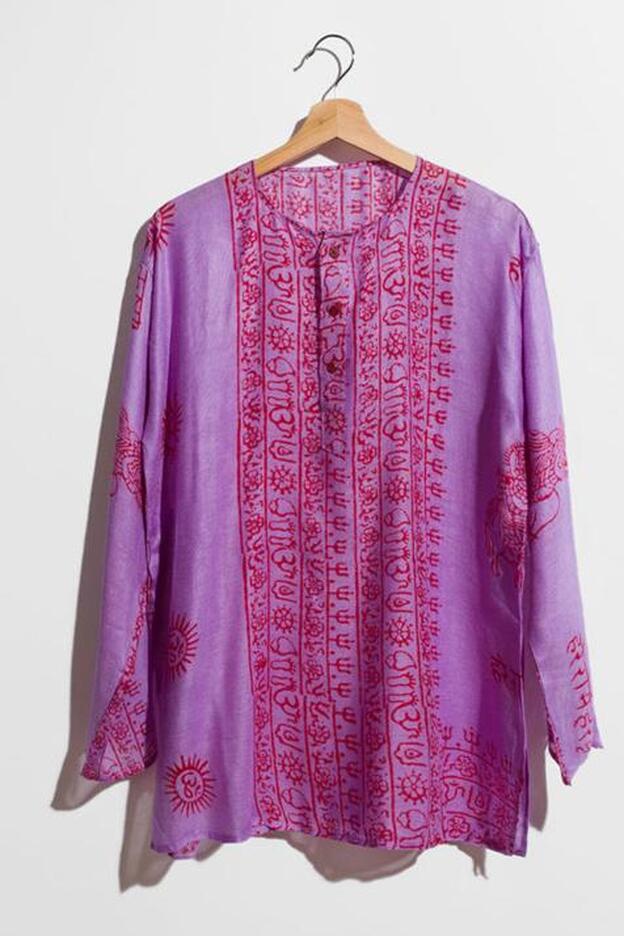 Kurta indio en color lavanda, 35 euros.