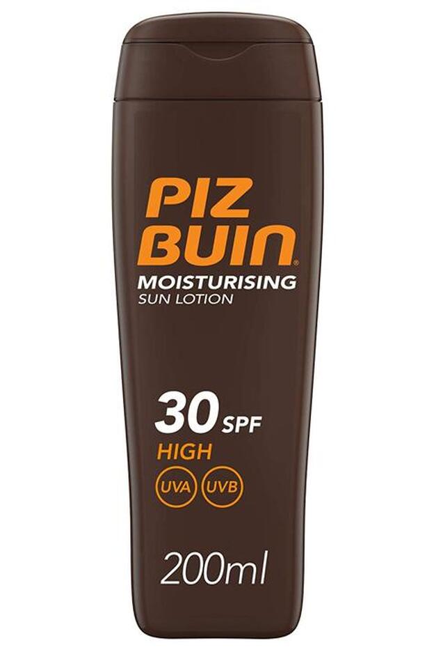 Moisturising Loción Solar Hidratante SFP 30 de Piz Buin. (7,95 euros).